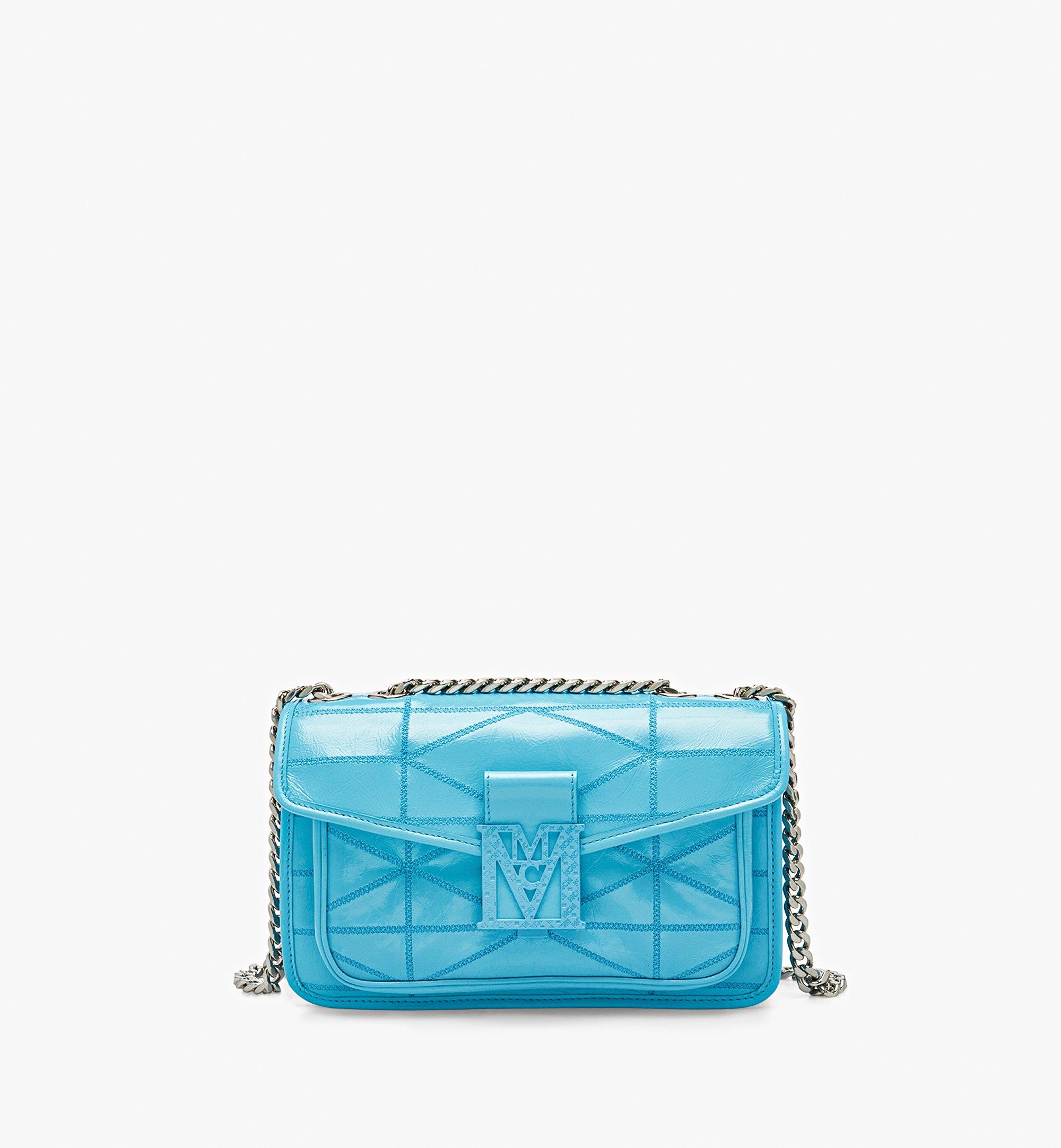 Sac porté épaule Travia matelassé en cuir effet craquelé 1